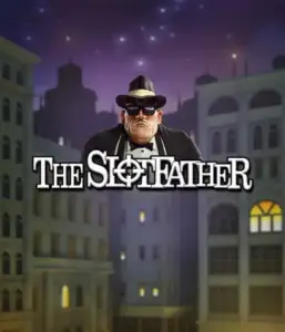 Immerse yourself in the nefarious realm of The Slotfather slot by Betsoft, showcasing a dominant mafia boss standing against a moonlit cityscape. This image captures the dramatic essence of the mob life, with the boss dressed in a sharp black suit and hat. Perfect for lovers of gangster-themed games, providing a captivating adventure. 